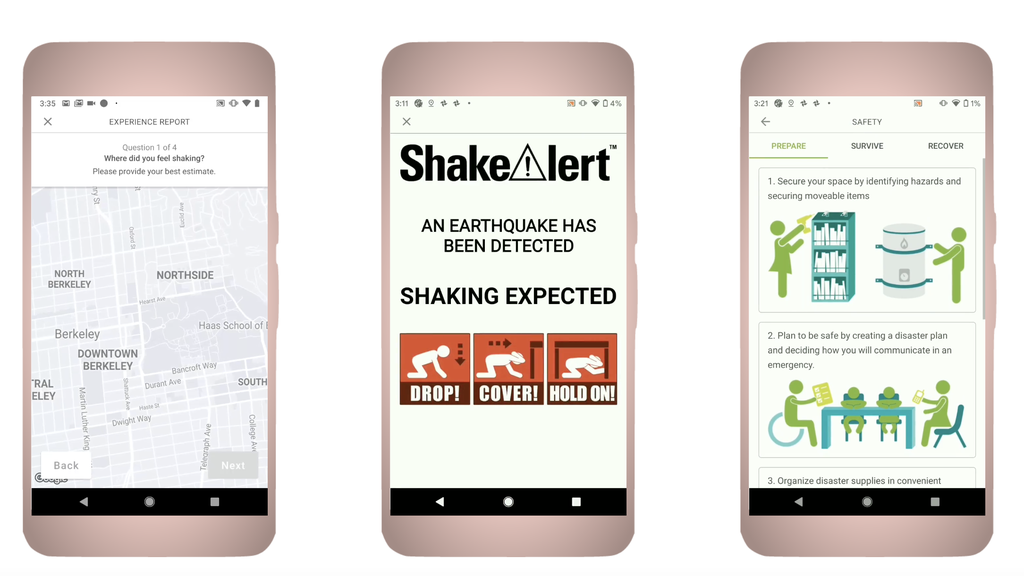 Исследователи из Калифорнии, выпустили приложение  MyShake для Android и iPhone