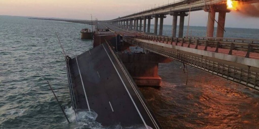 Крымский мост — разрушен, Видео
