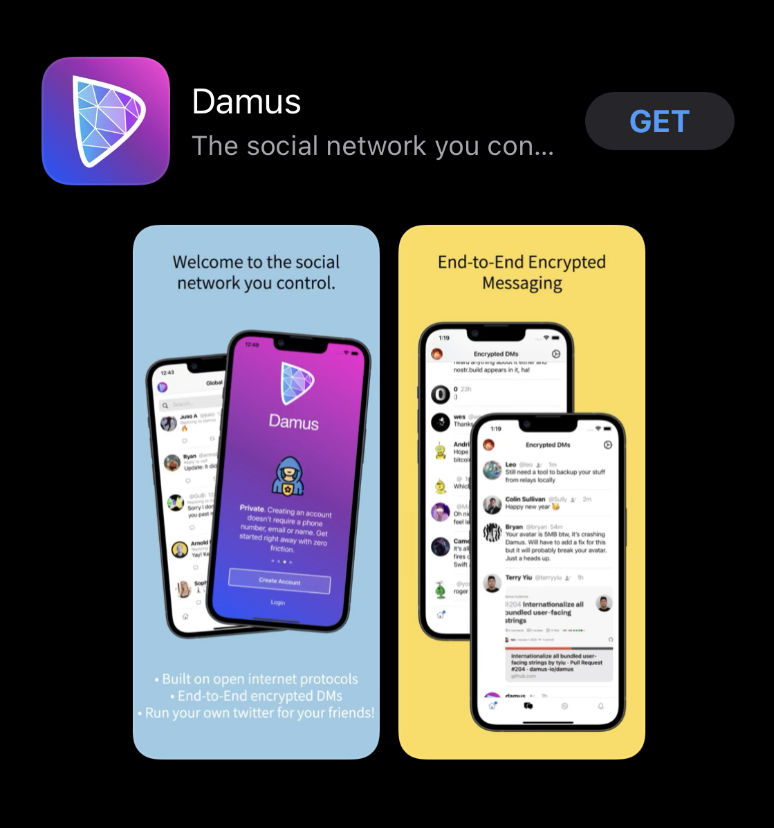 Стартап Nostr разместил новое приложение Damus в Apple App Store