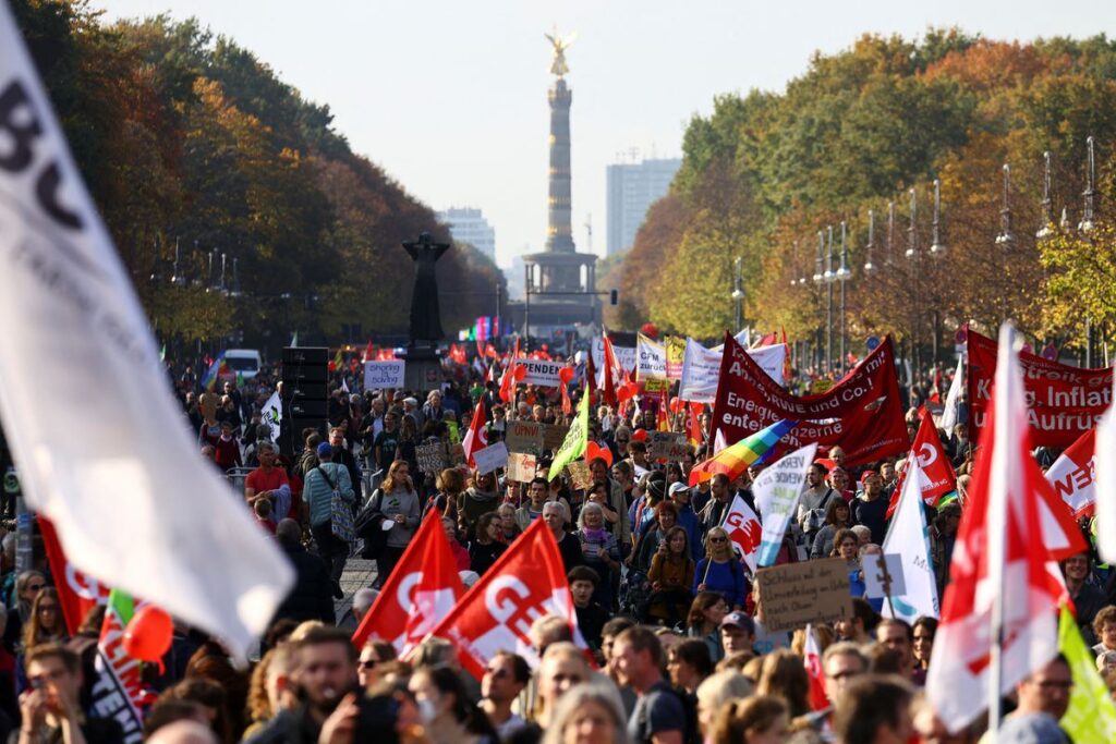 В Германии прошли акции протеста против инфляции