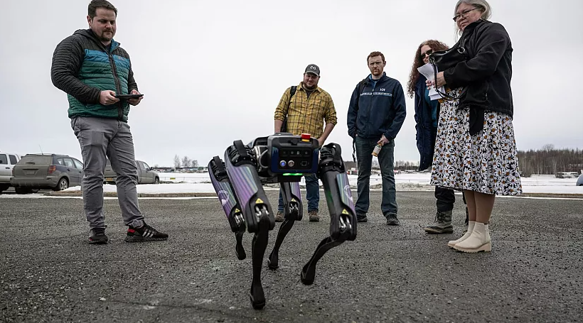 Четвероногие роботы обеспечат безопасность полетов